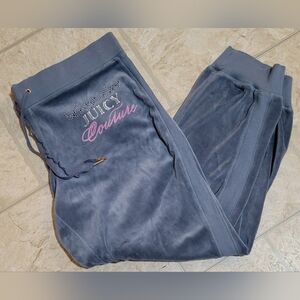 Juicy Couture Rare Vintage Y2K Bling Slate Blue Color Size XL